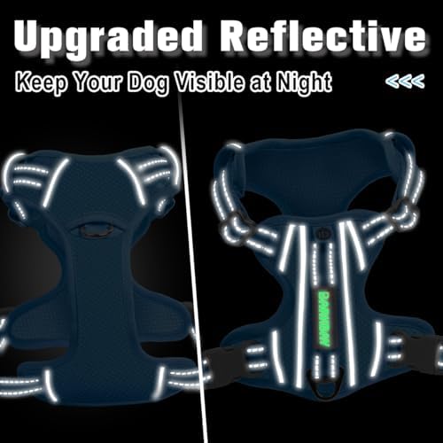 BARKBAY No Pull Dog Harness for Large Dogs, ID Tag Holder Dog Vest - Image 5