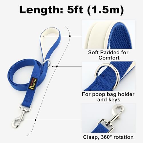 Plutus Pet Cotton Dog Harness and Leash Set, Reflective and Soft Padded - Image 5