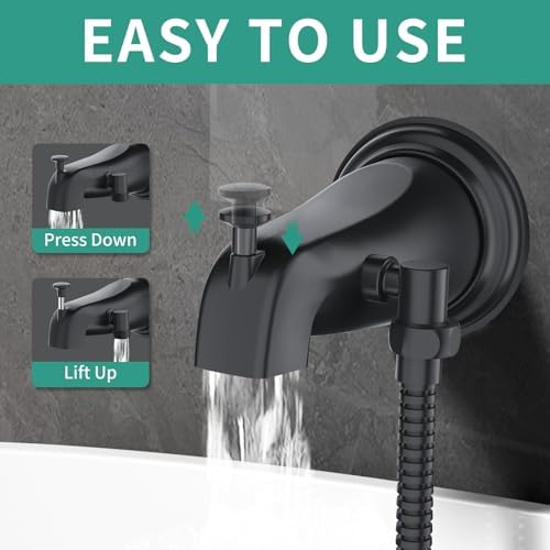 All Metal Bathtub Faucet Sprayer Attachment - Image 2