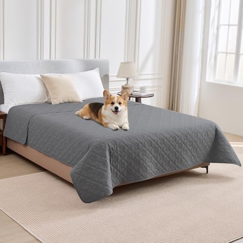 PAWFINITY Waterproof Bed Cover for Dogs, Pet Blanket for Mattress Washable by Pawfinity
