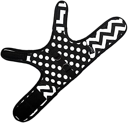 Cat Harness and Leash Set Escape Proof, Polka Dot Black - Image 5