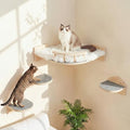 Cat Shelves for Wall, Corner Cat Wall Shelf by YAQUHO