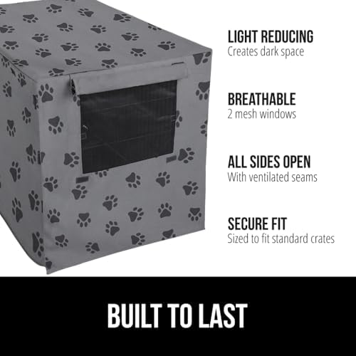 GORILLA GRIP Dog Crate Covers, Wire Kennel Topper, 36 in - Image 2