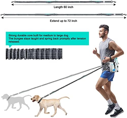 SHINE HAI Retractable Hands Free Dog Leash - Image 4