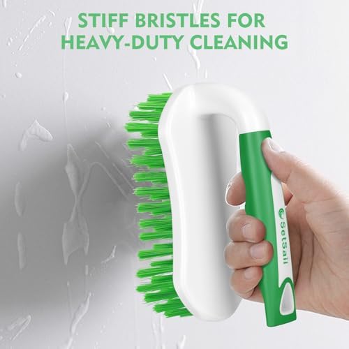 SetSail Scrub Brush, Stiff Bristle Cleaning Scrubber, 4 Pack - Image 7