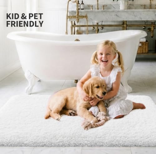 ILANGO Bathroom Rugs 70" × 24", Extra Soft Absorbent Microfiber Bath Rugs - Image 2