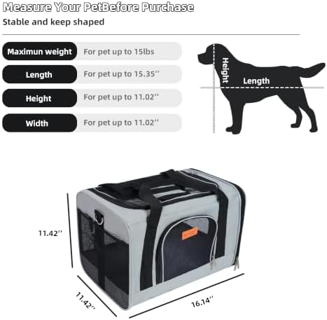 Cat Carrier, Portable Pet Carrier Bag - Image 7