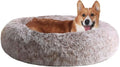 JOLLYVOGUE Dog Beds Large Sized Dog, 36 inches Calming Soft Anti-Anxiety Donut by JOLLYVOGUE