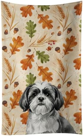 Caroline's Treasures Shih Tzu Dogs Kitchen Towel 15x25 in by CarolinesTreasures