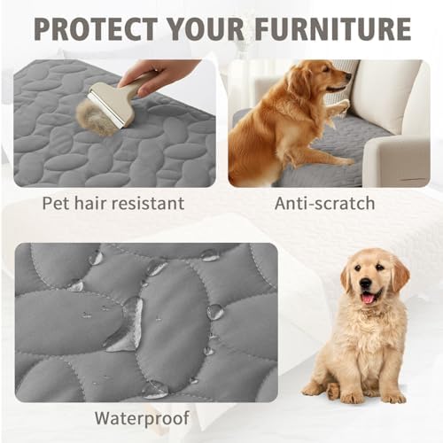 Ameritex Waterproof Pet Bed Cover Anti-Slip Dog Bed Blanket - Image 2