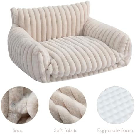 Hollypet Cat Bed Small Dog Orthopedic Couch Beds - Image 5
