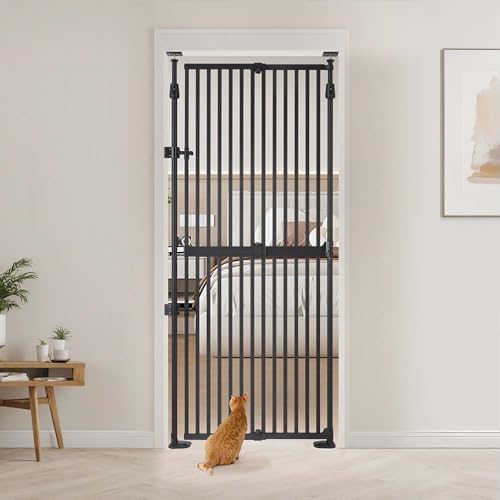 unipaws 75" High Extra Tall Cat Safety Gate - Image 2