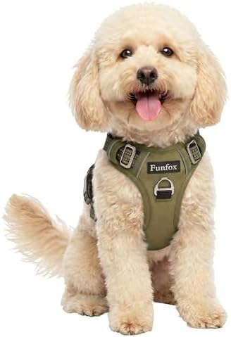 Funfox Dog Harness No Pull, Adjustable Pet Vest Harness, Super Soft Material by MyFUNFOX