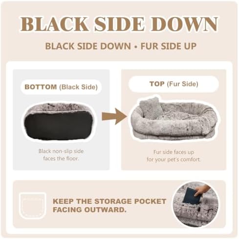 WROS Human Dog Bed for Adult - Image 3