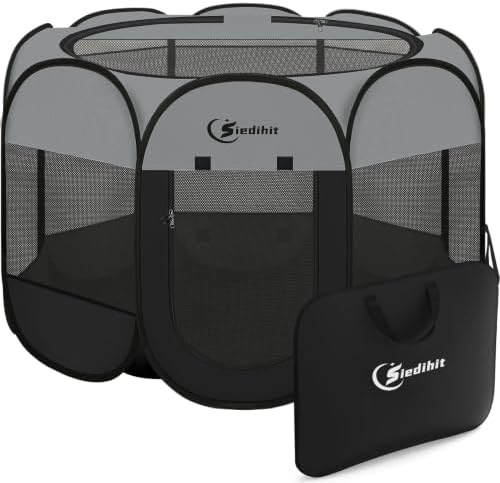 Siedihit Playpen for Extra Large Dog Cat, Dogs Tent Crate Cage by Siedihit