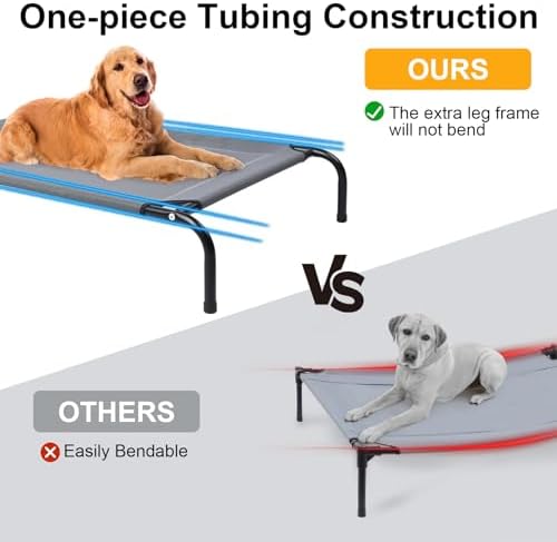 42''Cooling Elevated Dog Bed - Image 2