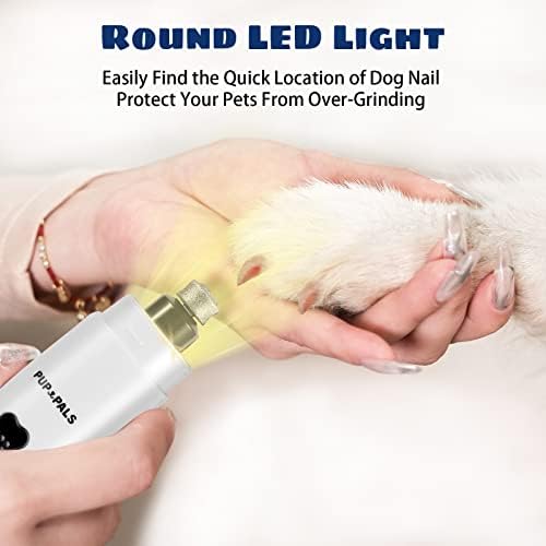 Upgrade Dog Nail Grinder with 5 LED Shadow Free Light, Dog Nail Trimmer Protect - Image 2