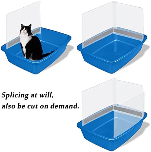 Oncpcare 6 Pack Cat Litter Box Pee Shields, High Side Open Top Kitty Pan Shield - Image 5