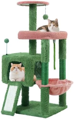 TWDEPART 37.5" All-in-One Cat Tree Tower by TINWEI