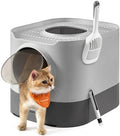 Feandrea Cat Litter Box with Lid, XL Enclosed, Slide-Out Tray by FeandreabySONGMICSHOME