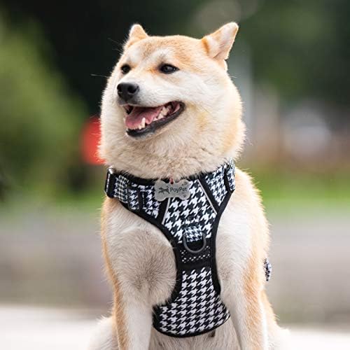 PoyPet Plaid Dog Harness Medium, No Pull Vest - Image 2
