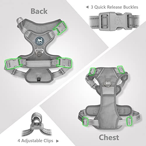 PoyPet No Pull Dog Harness, Reflective Vest - Image 6