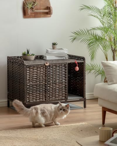 SETVSON Cat Litter Box Enclosure Furniture - Image 2