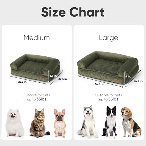 FUKUMARU Cute Dog Bed, Thickened Orthopedic Dog Sofa, Waterproof&Washable - Image 6