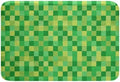 Pixelated Grid Bath Rug, Miners Lattice Games Shaggy Absorbent Non Slip Floor by Manfei