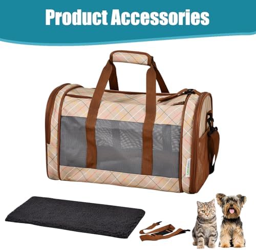 Soft-Sided Kennel Pet Carrier, Airline Approved Travel Handbag - Image 6