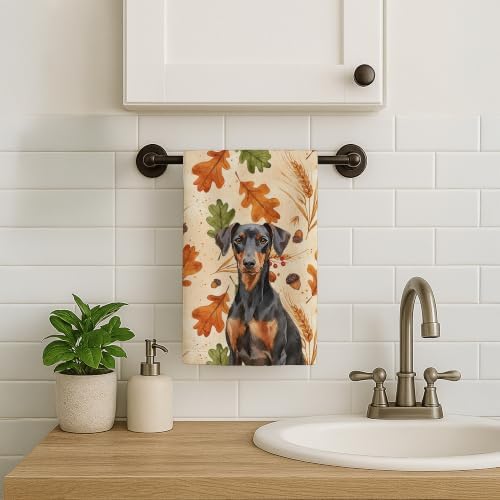 Caroline's Treasures German Pinscher Dogs Kitchen Towel 15x25 in - Image 2