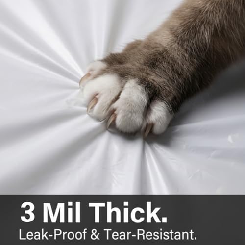 48 Pack 46"x18" Super Cat Litter Bags, Tear-Free Box, Heavy 3mil Duty Bags - Image 4