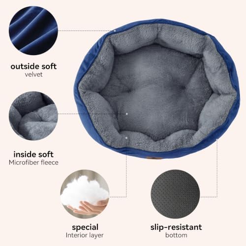 Asvin Small Dog Bed for Small Dogs, Cat Beds for Indoor Cats, Pet Bed for Puppy - Image 3