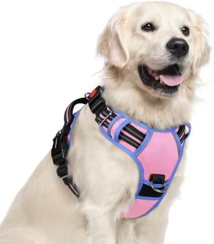rabbitgoo Dog Harness for Large, No Pull 3 Buckles Easy On & Off by rabbitgoo