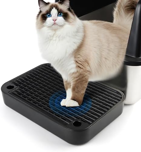 Cat Litter Box Step, Litter Box Ramp Catcher by Bartuke