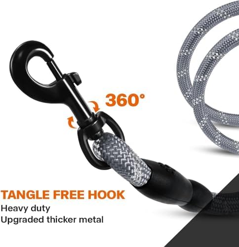 Taglory Rope Dog Leash for Small Medium Dogs, 6 FT Padded Handle - Image 6