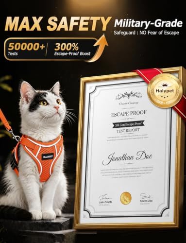Cat Harness and Leash Set, Escape Proof Kitten Harness - Image 2
