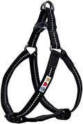 Pawtitas Recycled Reflective Step-in Dog Harness – Adjustable No-Pull Vest by Pawtitas