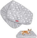 Waterproof Dog Bed Covers Replacement Lovely Grey Star Print, 30x20 Inches by Moonsea