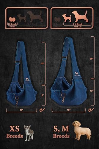 Noah & Paw Dog Sling Carrier for Small Dogs & Cats 5-18 lbs - Image 4