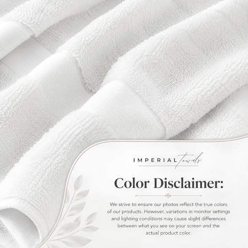 (Pack of 24 White Bath Towels Bulk 20x40 Inches - Image 3