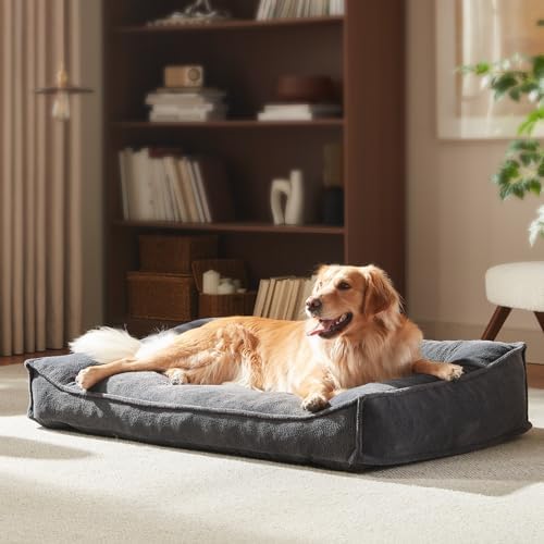 FURTIME XL Orthopedic Dog Bed Large Sized Dog, Extra Washable Dog Couch 42" by FURTIME