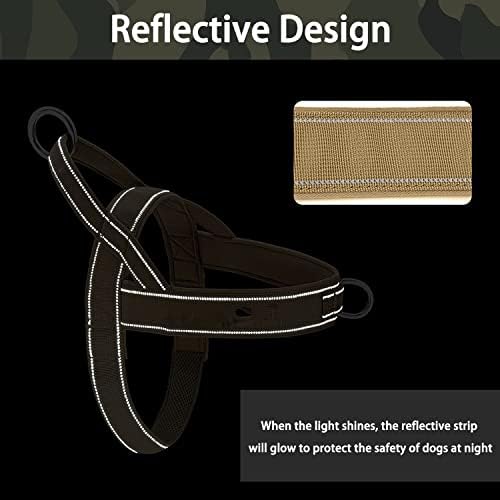 No Pull Dog Harness for Medium Large Dogs, Reflective Escape Proof Adjustable - Image 5