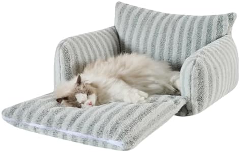 Hollypet Cat Bed Small Dog Orthopedic Couch Beds - Image 2