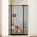 55'' Extra Tall Cat Gate, 34.2"-38.2" Wide Auto Close Tall Pet Gate by HIDOG