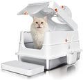 Stainless Steel Cat Litter Box by FusblomOfficial