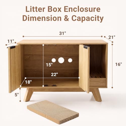 Seang Cat Litter Box Enclosure - Image 2
