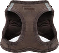 Voyager Step-in Plush Dog Vest Harness -Chocolate Suede by BestPetSuppliesLLC