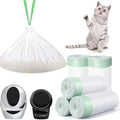 60 Count Automatic Litter Box Bags Liners Compatible by KropBom