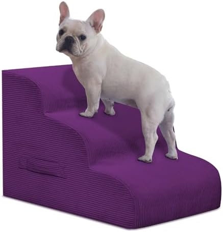 Mesa Lemon 3 Step Dog Stairs Pet Ramp by MesaLemon